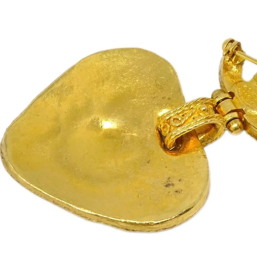 Chanel Brooch Pin Gold Gripoix 94A 175996 - Picture 3 of 4